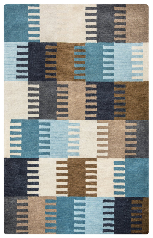Rizzy Home Marianna Fields MF9459 Multi-Colored Block Area Rug