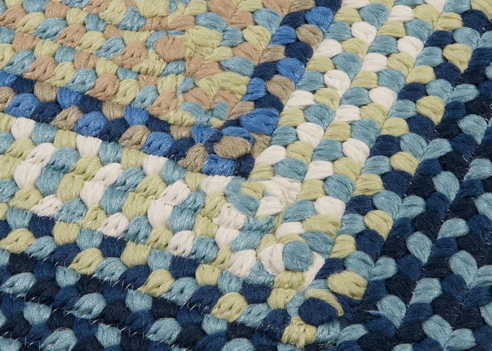 Colonial Mills Montego MG59 Blue Burst Indoor/Outdoor Area Rug