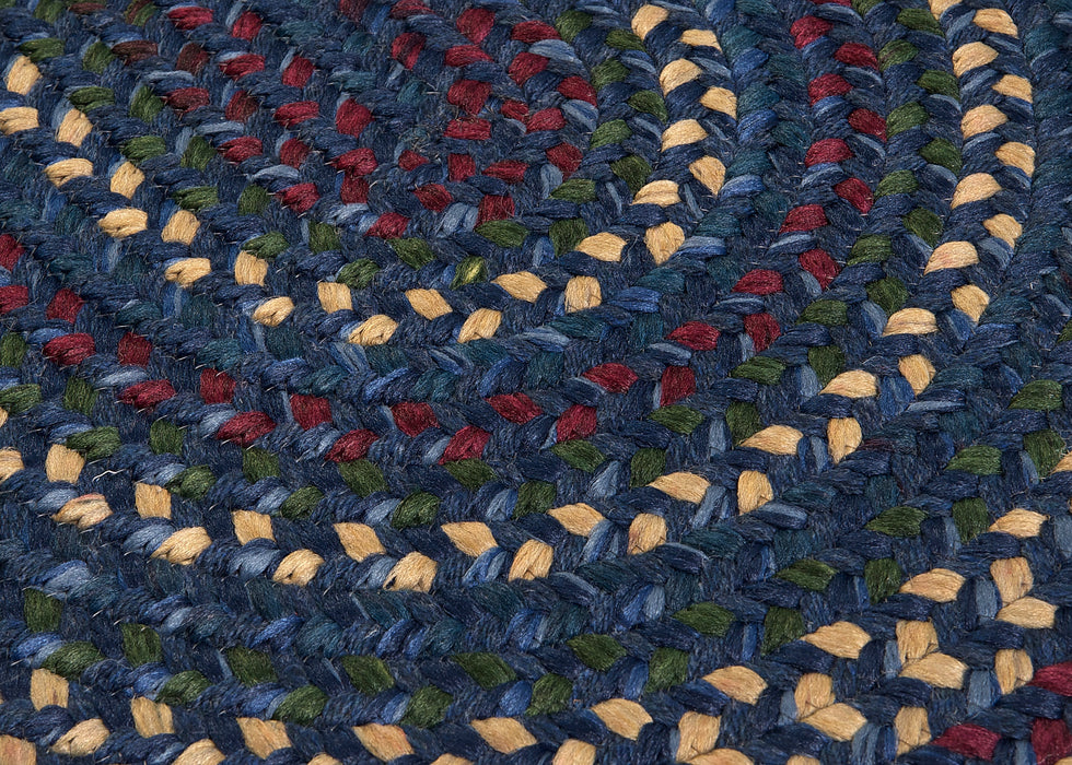 Colonial Mills Midnight MN57 Indigo Traditional Area Rug