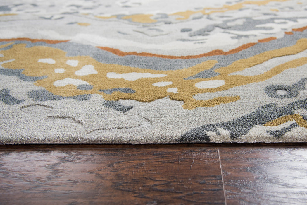 Rizzy Home Mod MO575A Gray Abstrack Area Rug