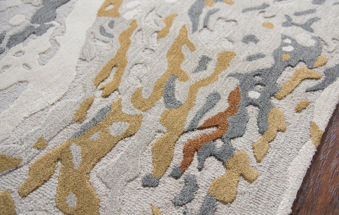 Rizzy Home Mod MO575A Gray Abstrack Area Rug