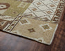 Rizzy Home Maison MS8662 Ivory/Khaki Patchwork Area Rug