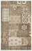 Rizzy Home Maison MS8662 Ivory/Khaki Patchwork Area Rug