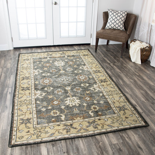 Rizzy Home Maison MS8681 Multi-Colored Border Area Rug
