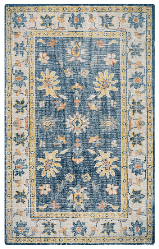 Rizzy Home Maison MS8685 Multi-Colored Border Area Rug