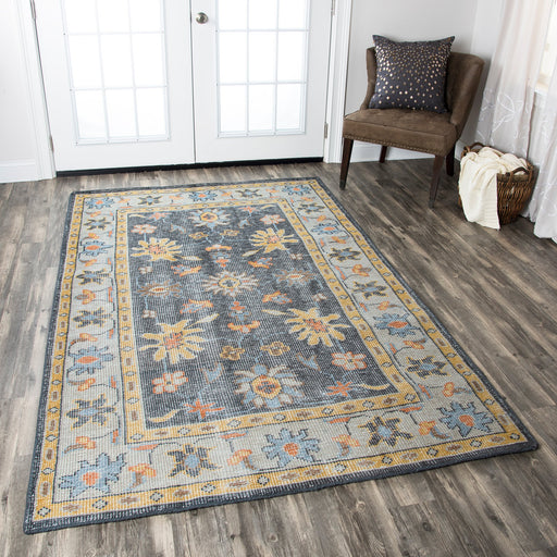 Rizzy Home Maison MS8685 Multi-Colored Border Area Rug