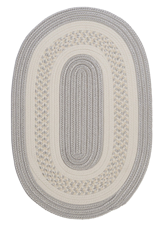 Colonial Mills Crescent NT31 Silver Indoor/Outdoor Area Rug