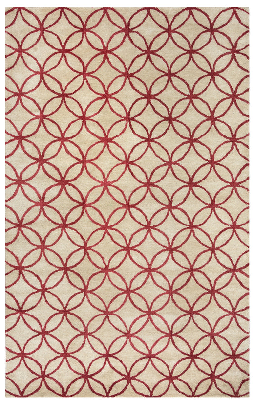 Rizzy Home Opus OP8090 Khaki Geometric Area Rug