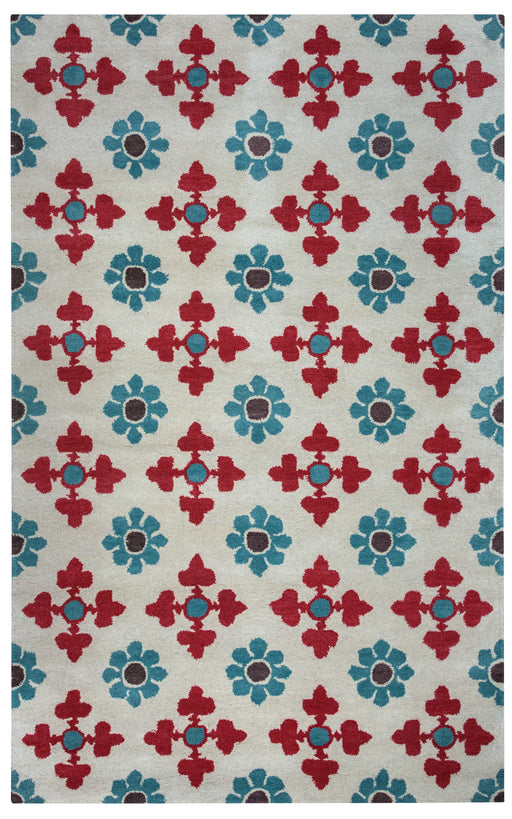 Rizzy Home Opus OP8094 Ivory Print Area Rug