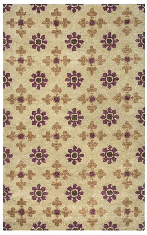 Rizzy Home Opus OP8112 Khaki Print Area Rug