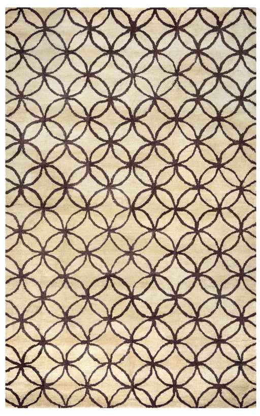 Rizzy Home Opus OP8114 Khaki Geometric Area Rug