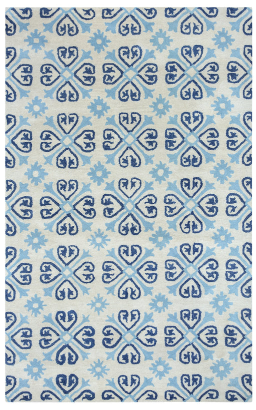 Rizzy Home Opus OP8136 Off White Print Area Rug