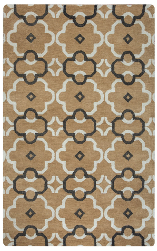 Rizzy Home Opus OP8959 Camel Print Area Rug