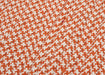 Colonial Mills Outdoor Houndstooth Tweed OT19 Orange Indoor/Outdoor Area Rug