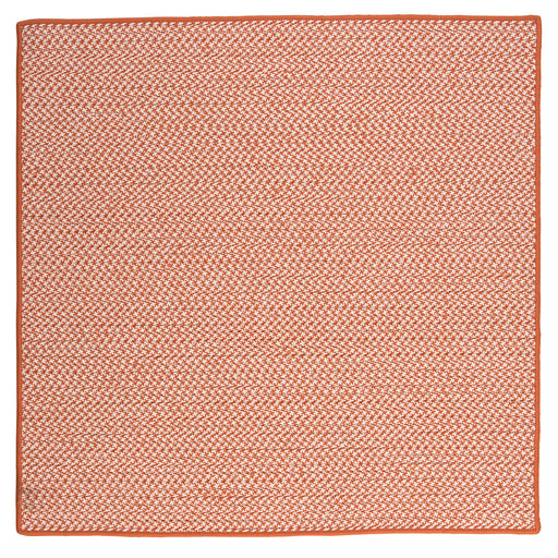 Colonial Mills Outdoor Houndstooth Tweed OT19 Orange Indoor/Outdoor Area Rug