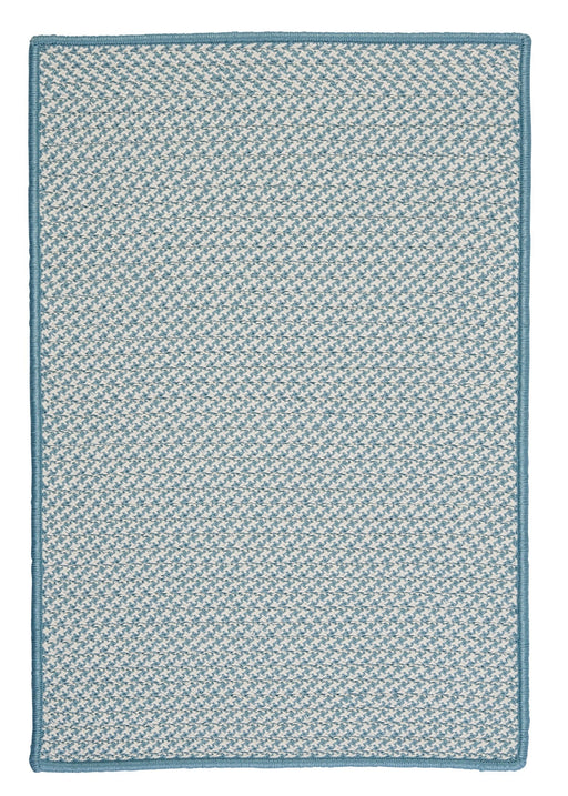 Colonial Mills Outdoor Houndstooth Tweed OT56 Sea Blue Indoor/Outdoor Area Rug