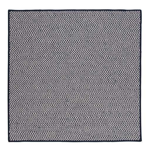 Colonial Mills Outdoor Houndstooth Tweed OT59 Navy Indoor/Outdoor Area Rug