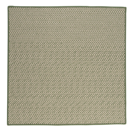 Colonial Mills Outdoor Houndstooth Tweed OT68 Leaf Green Indoor/Outdoor Area Rug