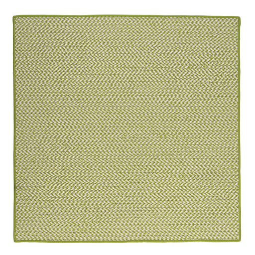 Colonial Mills Outdoor Houndstooth Tweed OT69 Lime Indoor/Outdoor Area Rug