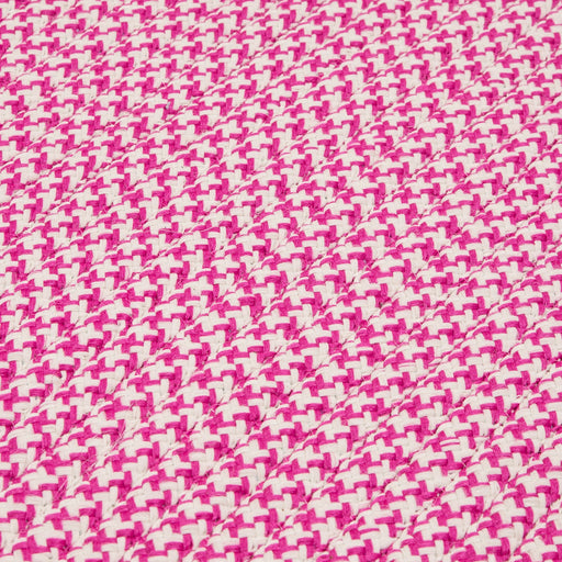 Colonial Mills Outdoor Houndstooth Tweed OT78 Magenta Indoor/Outdoor Area Rug