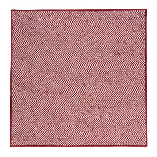 Colonial Mills Outdoor Houndstooth Tweed OT79 Sangria Indoor/Outdoor Area Rug