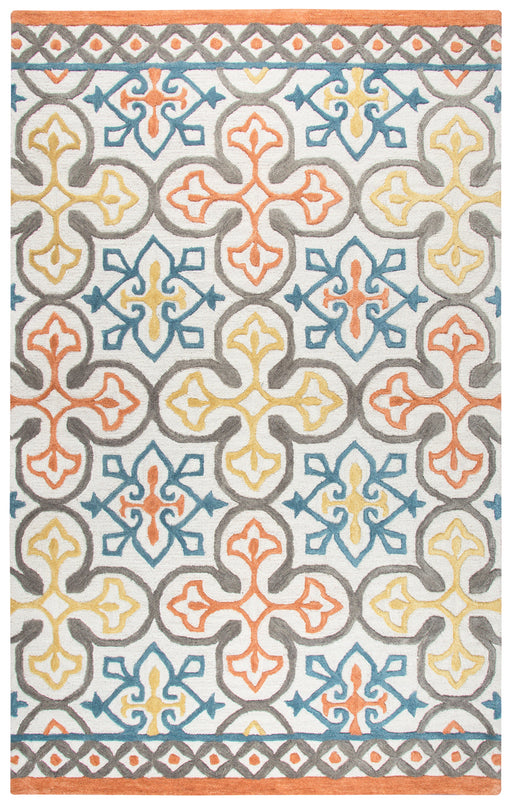Rizzy Home Opulent OU878A Natural Medallion Area Rug