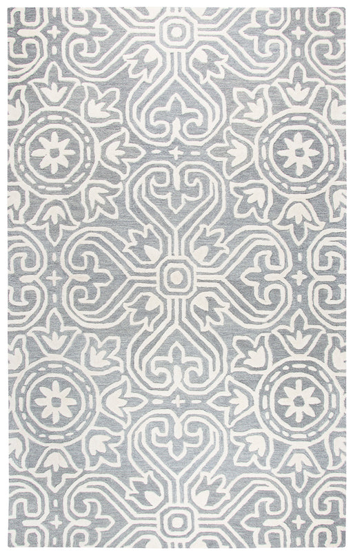 Rizzy Home Opulent OU908A Gray Medallion Area Rug