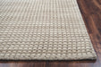 Rizzy Home Platoon PL1011 Gray Checker Area Rug