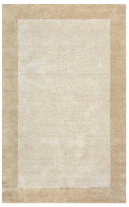 Rizzy Home Platoon PL1014 Khaki Boarder Area Rug