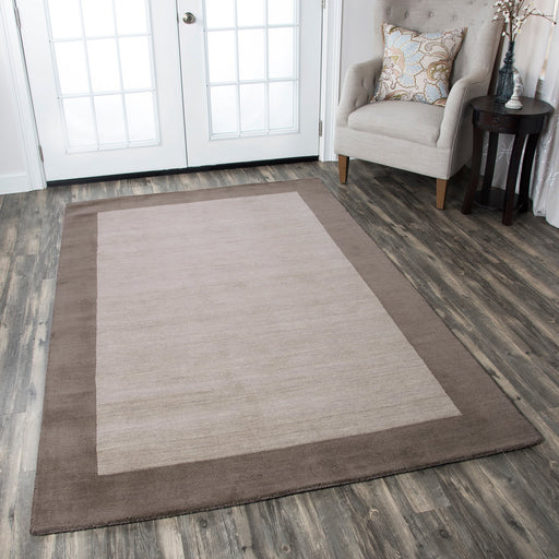 Rizzy Home Platoon PL2847 Tan Border Area Rug