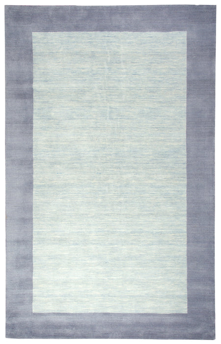 Rizzy Home Platoon PL2849 Light Blue Boarder Area Rug