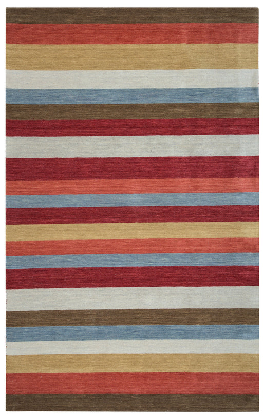 Rizzy Home Platoon PL3130 Multi-Colored Stripe Area Rug
