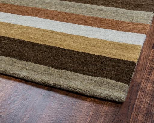 Rizzy Home Platoon PL3131 Multi-Colored Stripe Area Rug