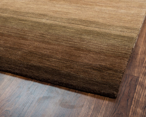 Rizzy Home Platoon PL9346 Brown Stripe Area Rug