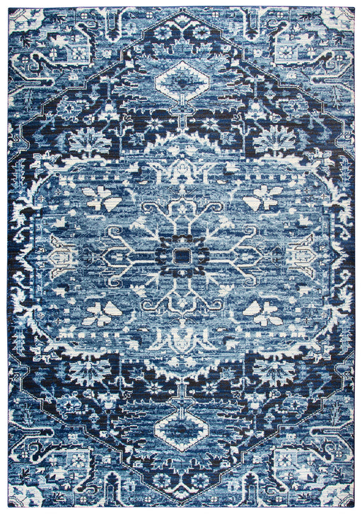 Rizzy Home Panache PN6962 Light Blue Central Medallion Area Rug