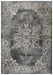 Rizzy Home Panache PN6972 Gray Central Medallion Distress Area Rug
