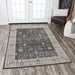 Rizzy Home Panache PN6975 Gray Motif Distress Area Rug