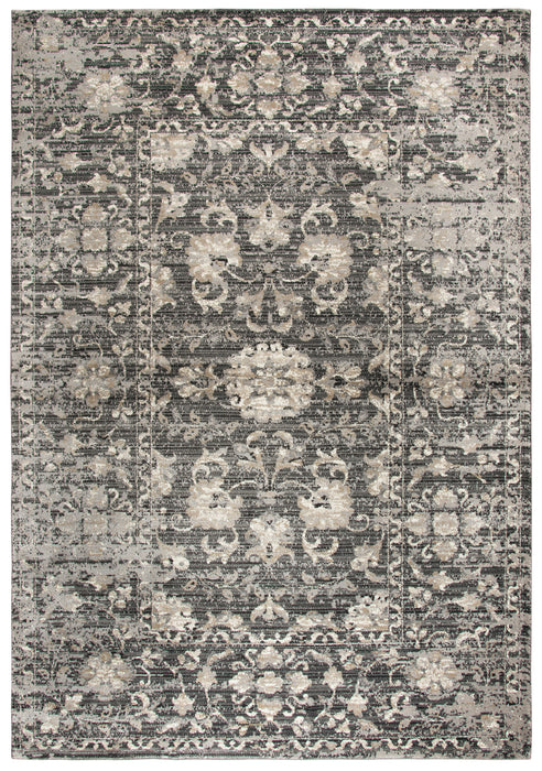 Rizzy Home Panache PN6986 Gray Floral Distress Area Rug