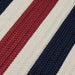 Colonial Mills Portico PO29 Patriotic Stripe Indoor/Outdoor Area Rug
