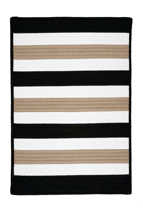 Colonial Mills Portico PO49 Sharp Black Indoor/Outdoor Area Rug