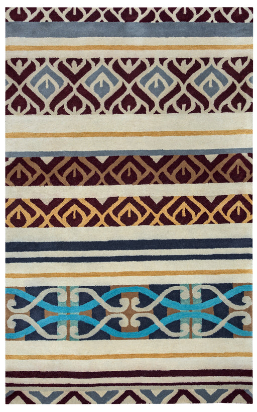 Rizzy Home Pandora PR8179 Multi-Colored Stripe Area Rug