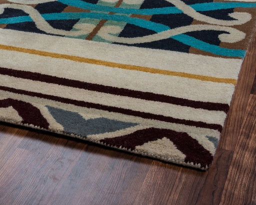 Rizzy Home Pandora PR8179 Multi-Colored Stripe Area Rug