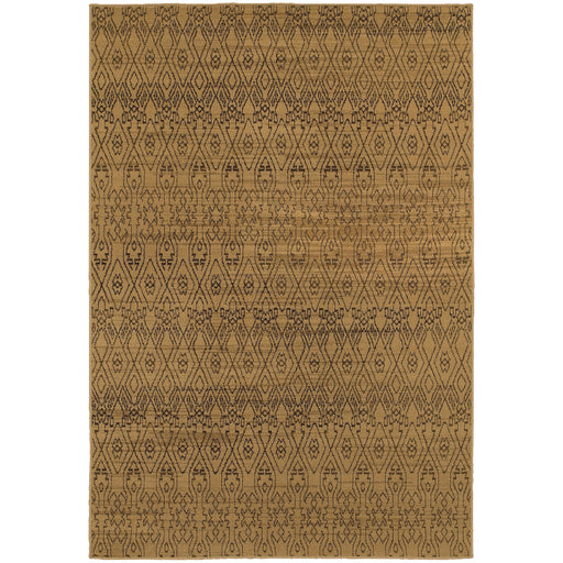 Oriental Weavers Parker Tan/Brown Tribal 5839B Area Rug