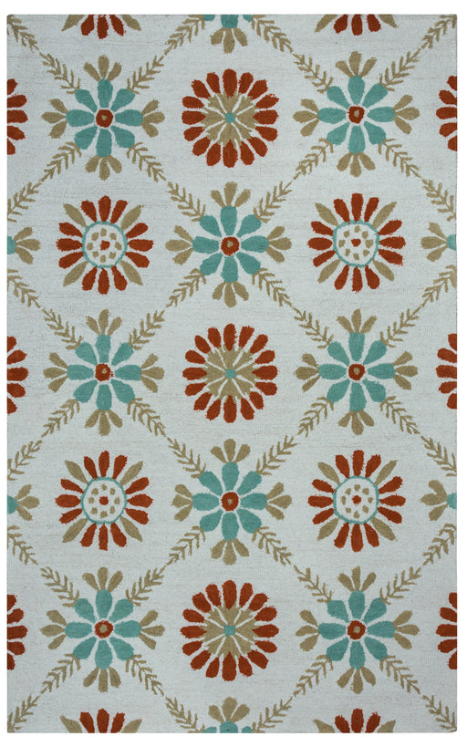 Rizzy Home Rockport RP8699 Off White Floral/Trellis Area Rug