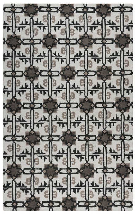 Rizzy Home Rockport RP8774 Gray Demask Area Rug