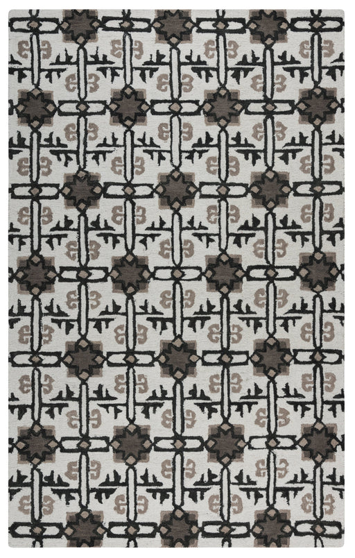 Rizzy Home Rockport RP8774 Gray Demask Area Rug