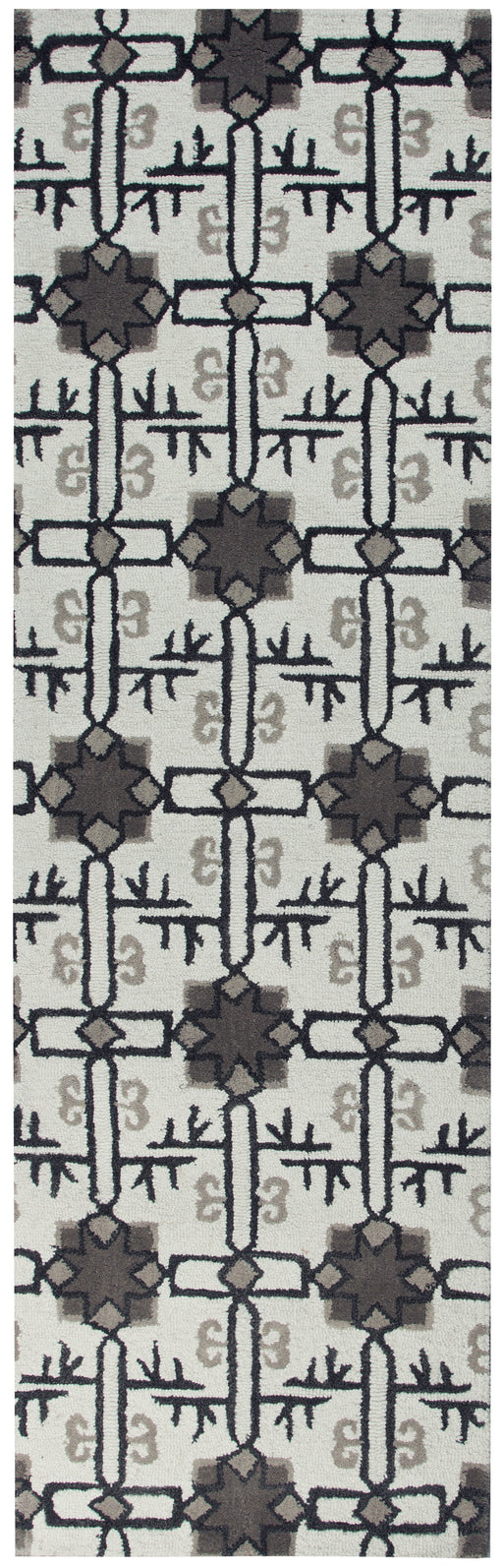 Rizzy Home Rockport RP8774 Gray Demask Area Rug