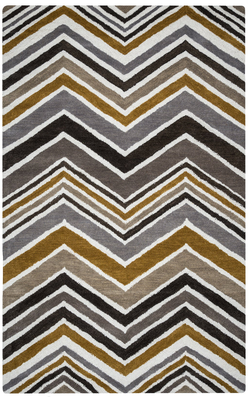 Rizzy Home Rockport RP8827 Multi-Colored Chevron Area Rug
