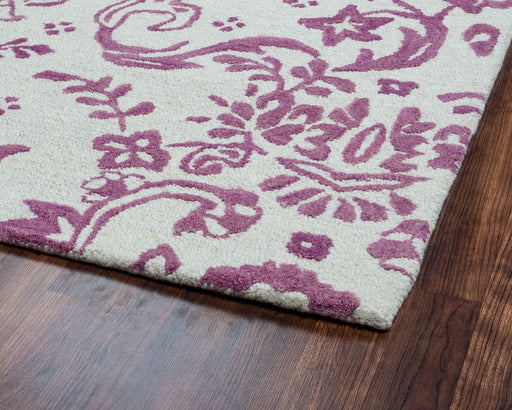 Rizzy Home Rockport RP8834 Pink Ornamental Area Rug