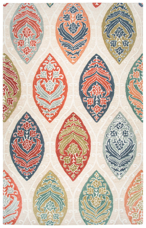 Rizzy Home Resonant RS774A Tan Medallion Area Rug